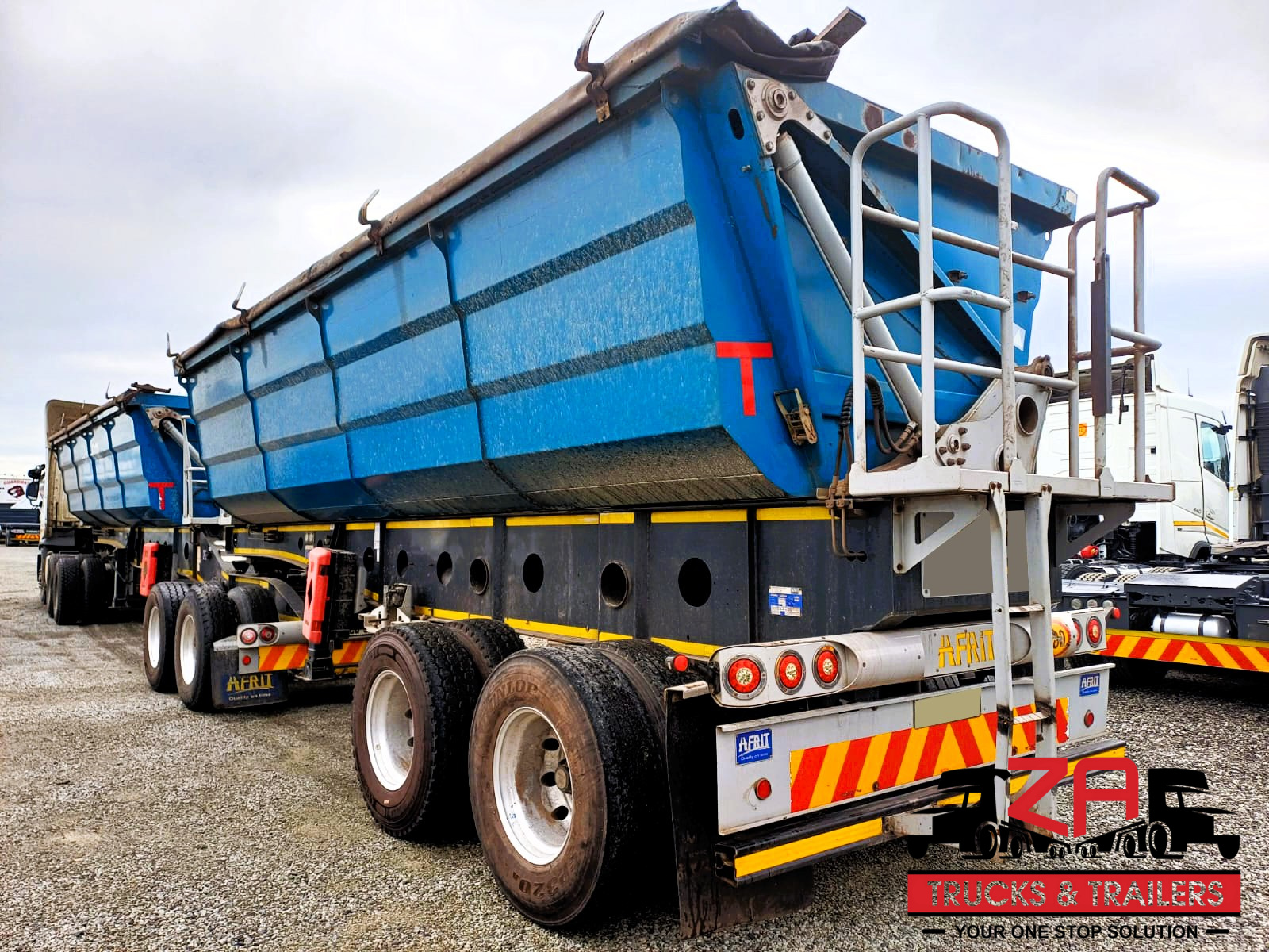2021 AFRIT 45 CUBE SIDE TIPPER TRAILER #53273